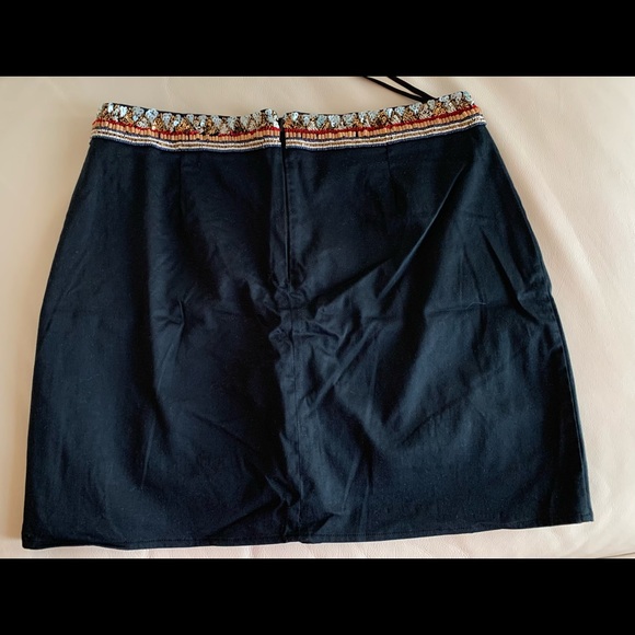 Geometric Embellished / Beaded Skirt | French Connection - Picture 8 of 10